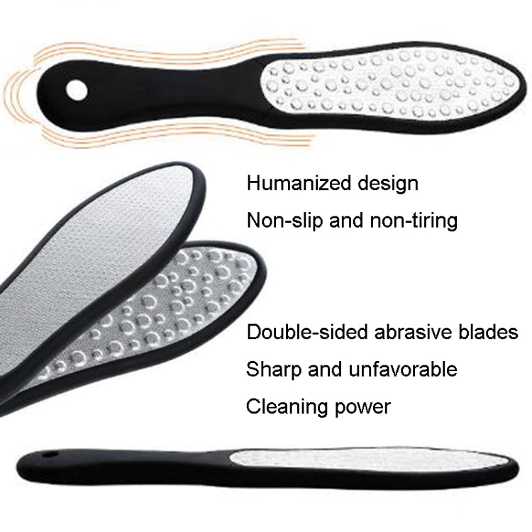 Stainless Steel Double-Sided Dead Skin File Grater Pedicure Scrub Manicure Tool