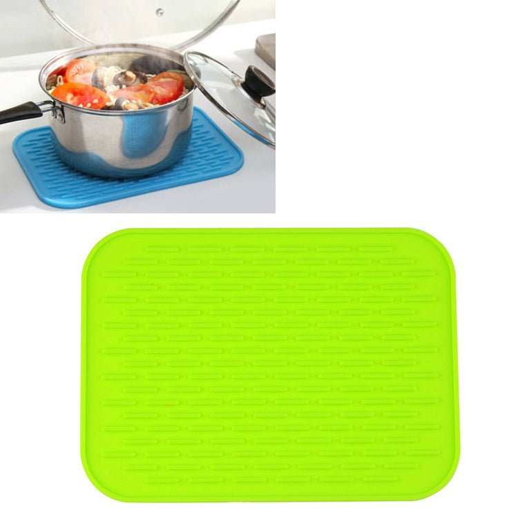 Thicken Colorful Silicone Insulation Mat European Anti-burning Pot Pad Table Waterproof  Phone Pad