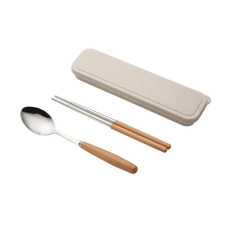 3 in 1 Spoon Chopsticks Fork Cutlery Set Three-piece Creative Work Students Portable Tableware