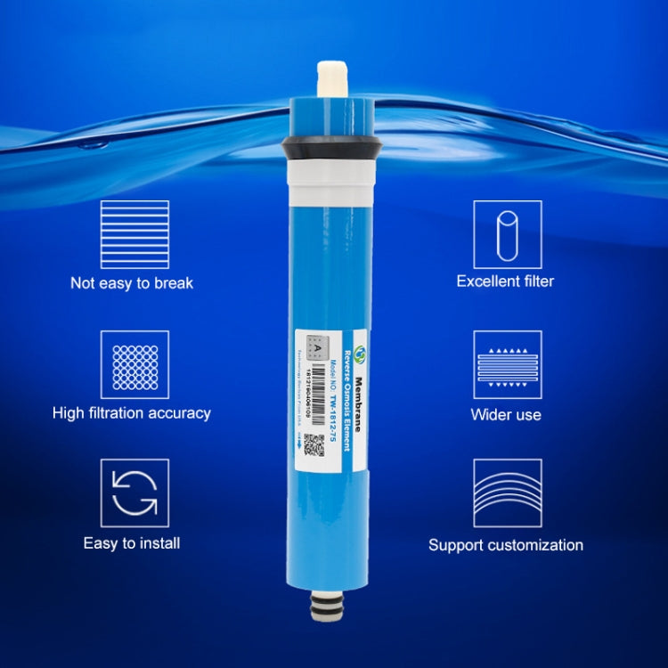 1812-75G Household RO Membrane Water Purifier Reverse Osmosis Membrane Water Filter