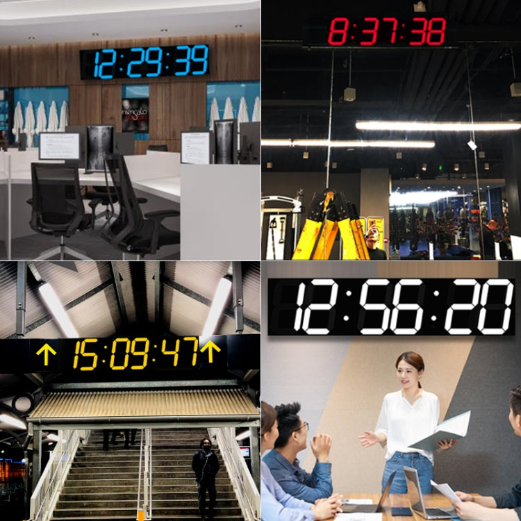 Creative LED Digital Wall Clock Multi-function WIFI Clock