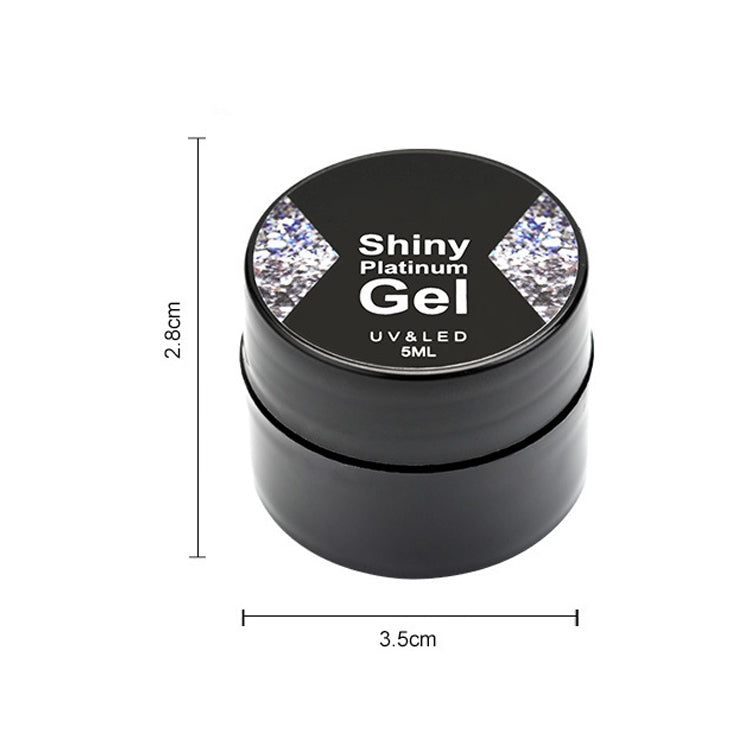 ROSALIND Gel Shiny Platinum Nails Polish