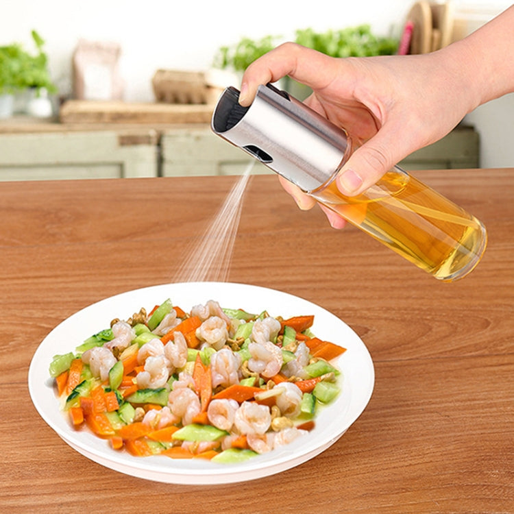 Stainless Steel Glass Olive Pump Spray Bottle Oil Sauce Vinegar Bottle Oil Dispenser
