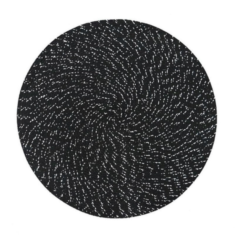 2 PCS PP Round Oval Woven Placemat