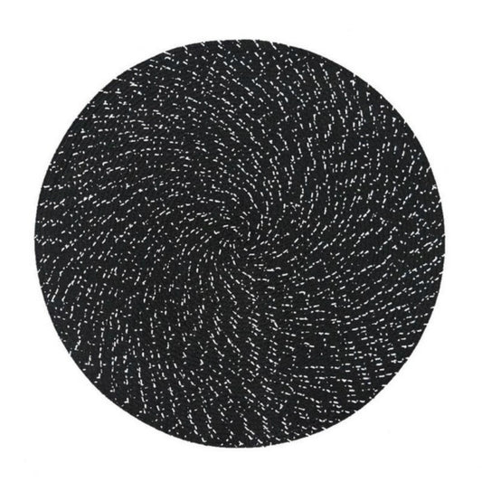 2 PCS PP Round Oval Woven Placemat