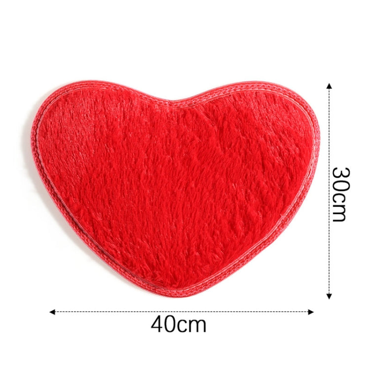 Heart Shape Non-slip Bath Mats Kitchen Carpet Home Decoration, 50*60CM, 60*70CM