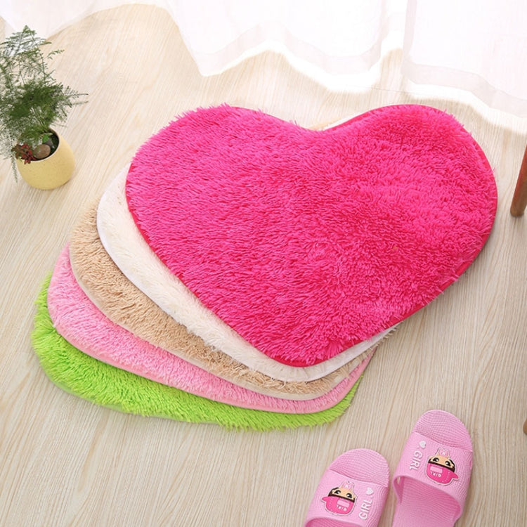 Heart Shape Non-slip Bath Mats Kitchen Carpet Home Decoration, 50*60CM, 60*70CM