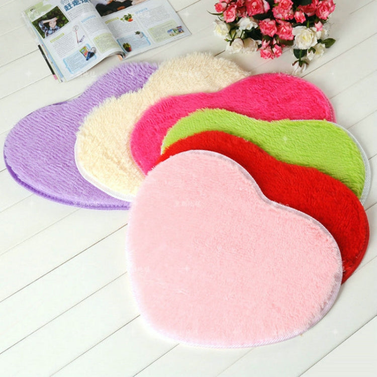 Heart Shape Non-slip Bath Mats Kitchen Carpet Home Decoration, 50*60CM, 60*70CM