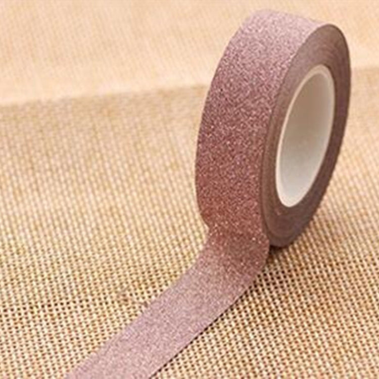 Flash Washi Sticky Paper Tape Label DIY Decorative Tape, Length: 10m