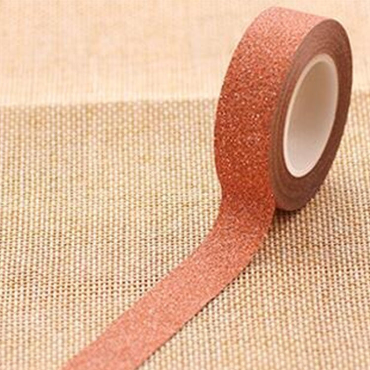 Flash Washi Sticky Paper Tape Label DIY Decorative Tape, Length: 10m