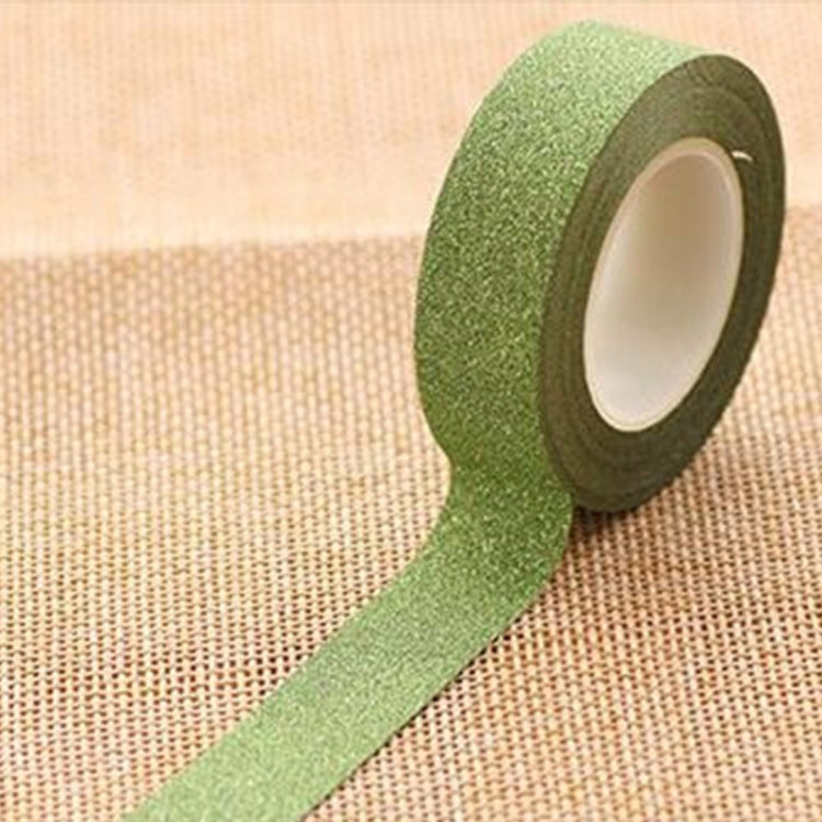 Flash Washi Sticky Paper Tape Label DIY Decorative Tape, Length: 10m