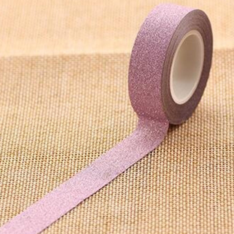 Flash Washi Sticky Paper Tape Label DIY Decorative Tape, Length: 10m