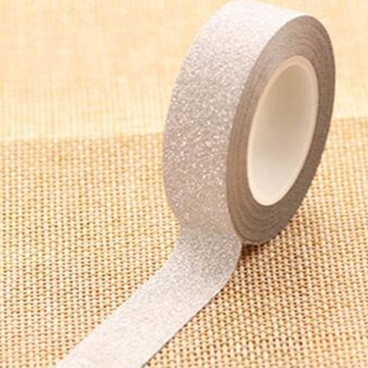 Flash Washi Sticky Paper Tape Label DIY Decorative Tape, Length: 10m