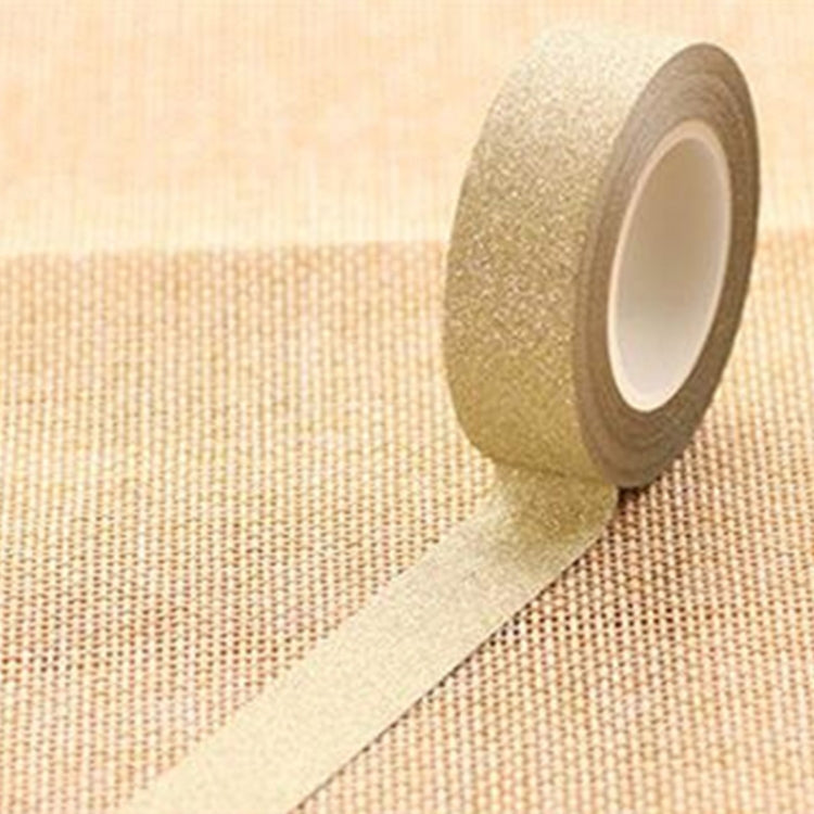 Flash Washi Sticky Paper Tape Label DIY Decorative Tape, Length: 10m