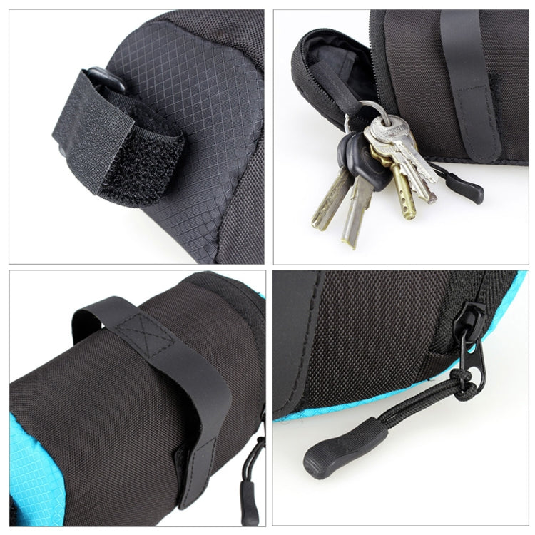 3 Color Nylon Bicycle Bag Bike Waterproof Storage Saddle Bag Cycling Tail Rear Pouch Bag