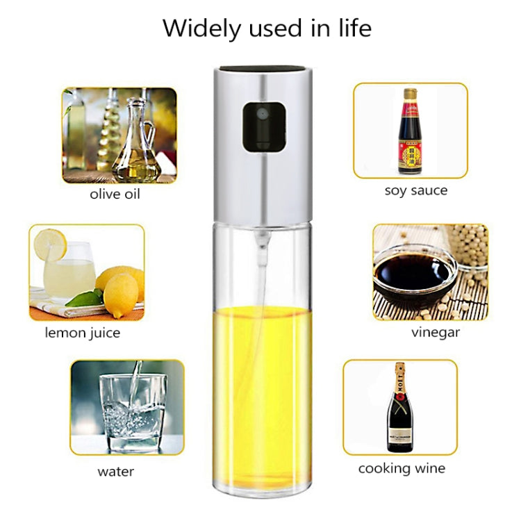Kitchen Glass Olive Oil Spray Bottle Vinegar Oil Sprayer Seasoning Bottle