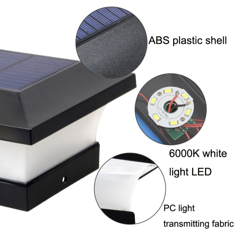 Solar LED Waterproof Outdoor Column Light Courtyard Lighting Lamp