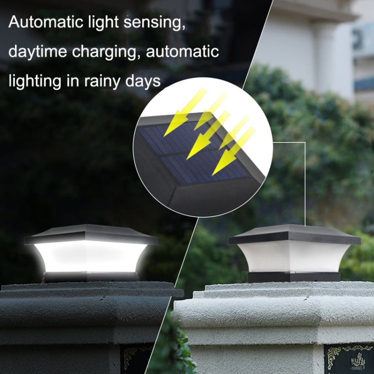 Solar LED Waterproof Outdoor Column Light Courtyard Lighting Lamp