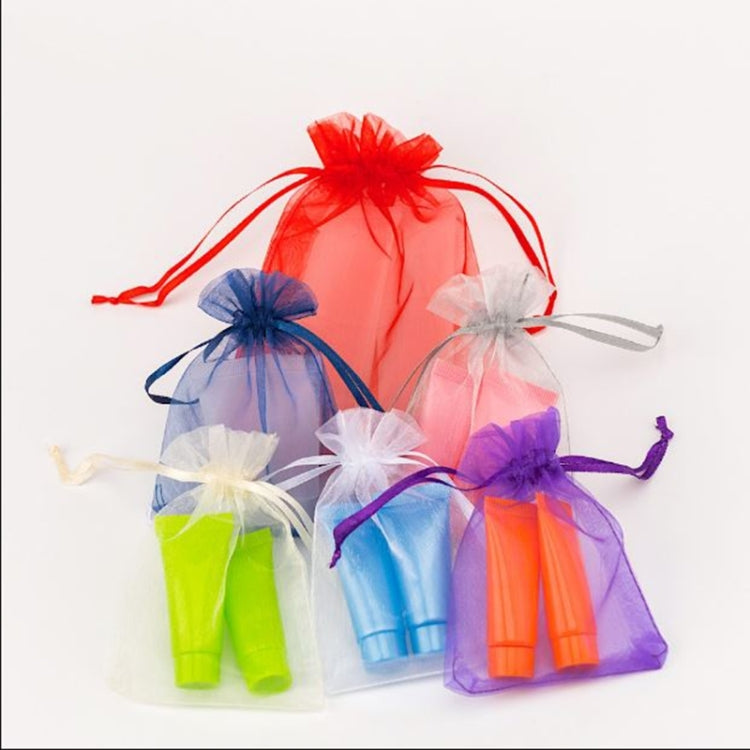 100 PCS Gift Bags Jewelry Organza Bag Wedding Birthday Party Drawable Pouches