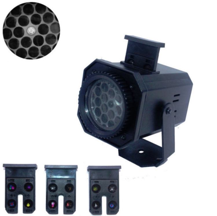 8W LED Stage Lighting Christmas Snowflake Pattern Projection Lamp Effect Laser Light