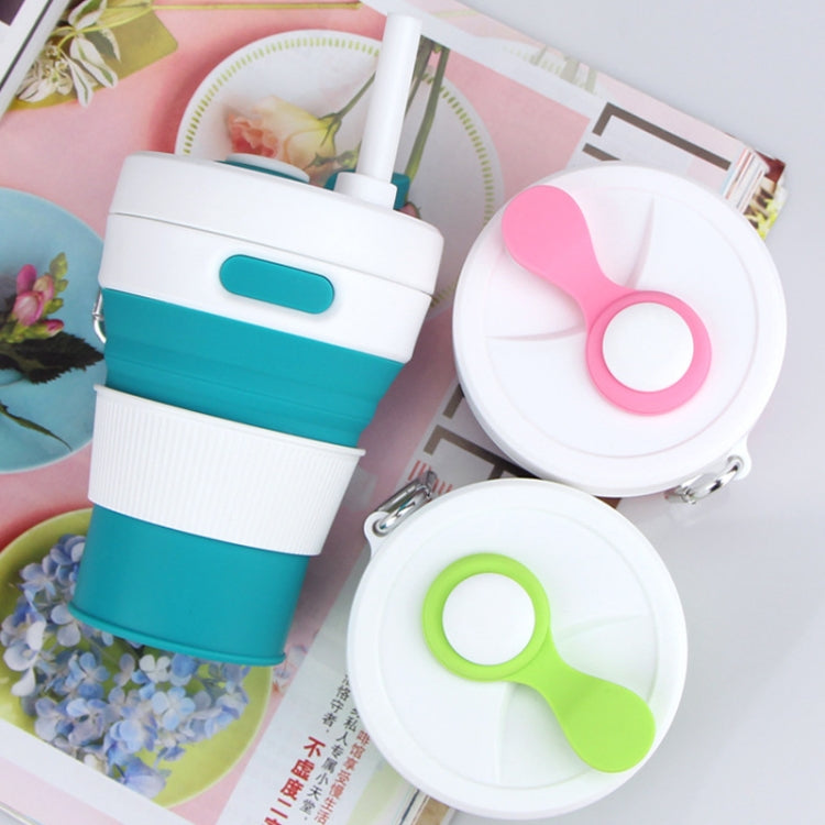 350ML Folding Portable Silicone Telescopic Drinking Coffee Cup Multi-function Silica Cup Travel
