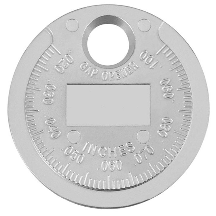 Metric-inch Coin Type Spark Plug Gauge 0.02-0.1 Inch Spark Plug Gap Measurement Tool