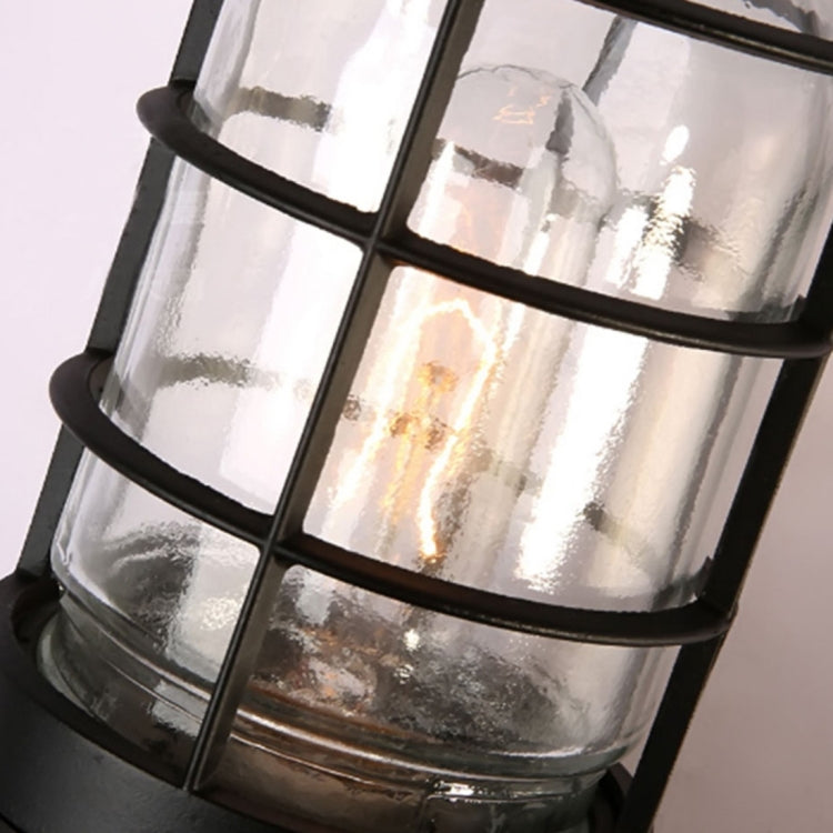 Retro Industrial Cage Wall Lamp Attic Interior Lighting Iron Copper Wall Lamp without Bulb