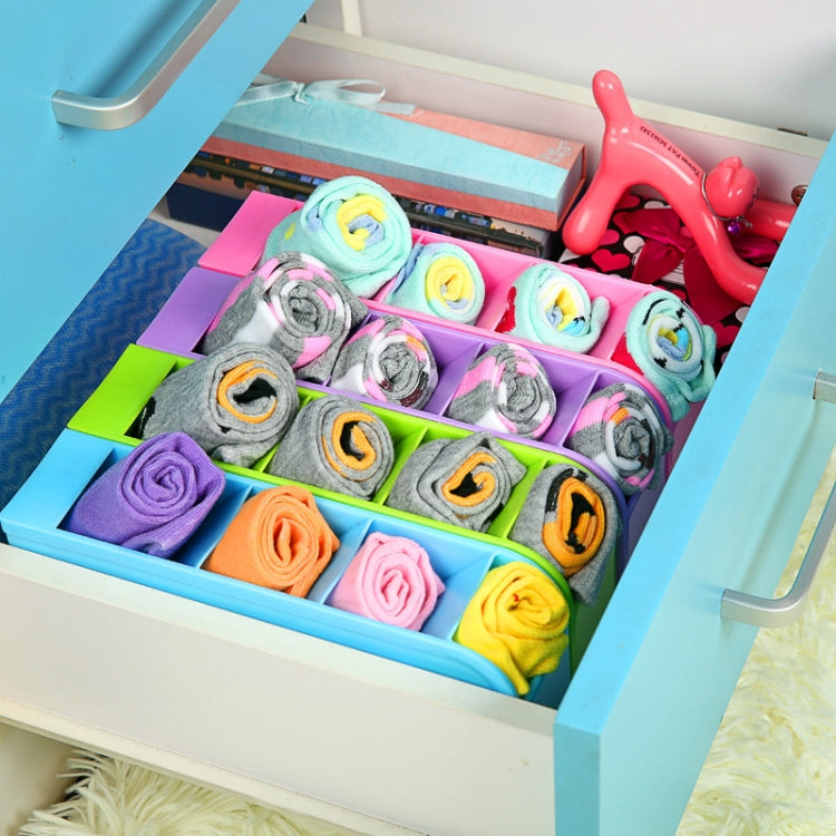 2 PCS Multi-function 4 Grid Desktop Pen Holder Office School Storage Case Plastic Box Desk Pen Pencil Organizer