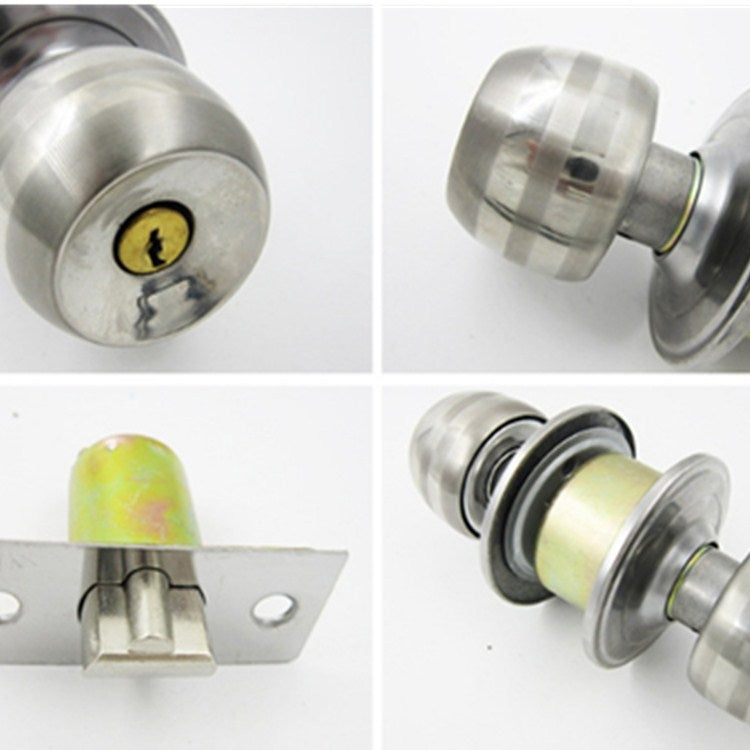 Ball Lock Indoor Bedroom Door Ball Lock Stainless Steel Bathroom Door Lock