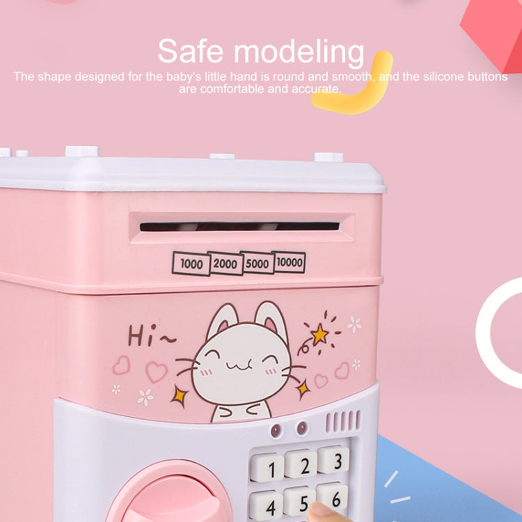 Simulation Cartoon ATM Password Safe Automatic Money Roller with Music Coin Piggy Bank
