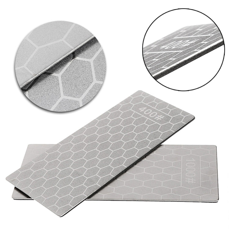 Square Knife Sharpener Whetstone Stone Disc Grit Kitchen Tools