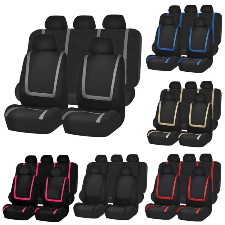 Universal Car Seat Cover Polyester Fabric Automobile Seat Covers Car Seat Cover Vehicle Seat Protector Interior Accessories