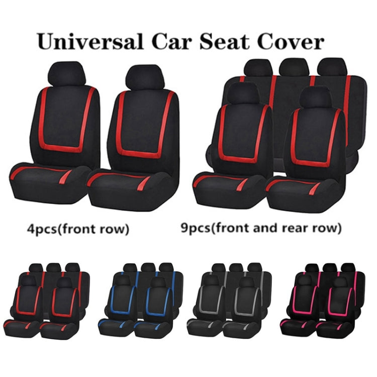 Universal Car Seat Cover Polyester Fabric Automobile Seat Covers Car Seat Cover Vehicle Seat Protector Interior Accessories