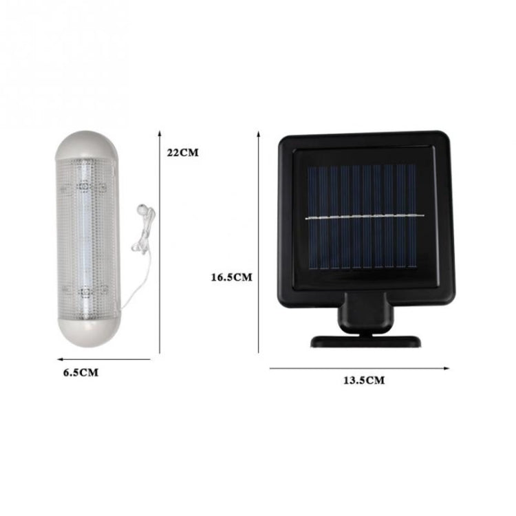 Double-lamp Wall-mounted LED Solar Powered Shed Light IP44 Waterproof Outdoor Pull Lamp