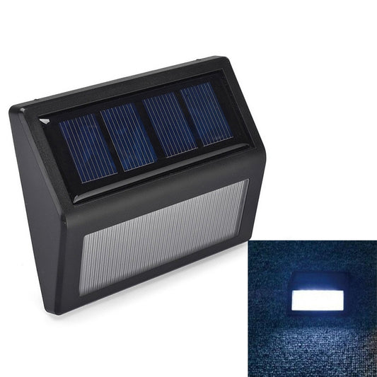 6 LEDs Solar Power IP55 Waterproof Light Sensor Wall Light Deck Lights