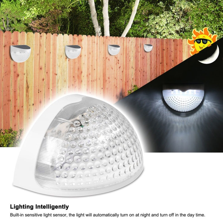 Semi-circular IP55 Waterproof Solar Light Control Fence Light Garden Lamp