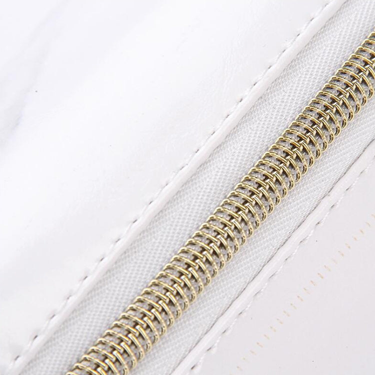 Cute Marble Pattern Pencil Cases Big Capacity PU Leather Cosmetic Bag Pencil Bag School Office Supplies