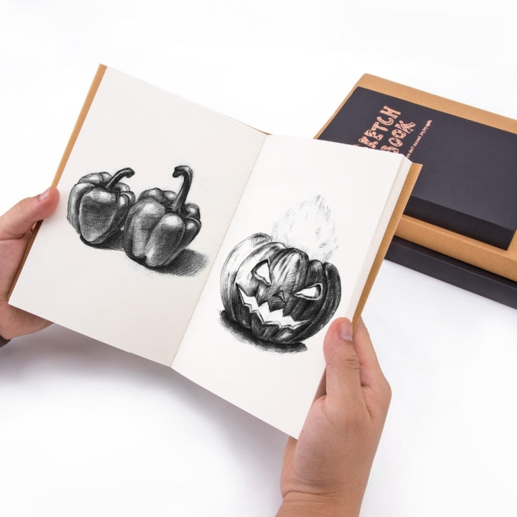 BN5704 Sketchbook Notepad Artist Sketch Drawing Design 120 Sheets Vintage Sketch Book Diary Drawing Notebook