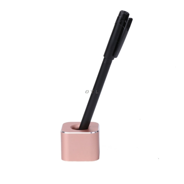 Creative Metal Pencil Holders Single Slot Pen Stand Office Containers Organizer