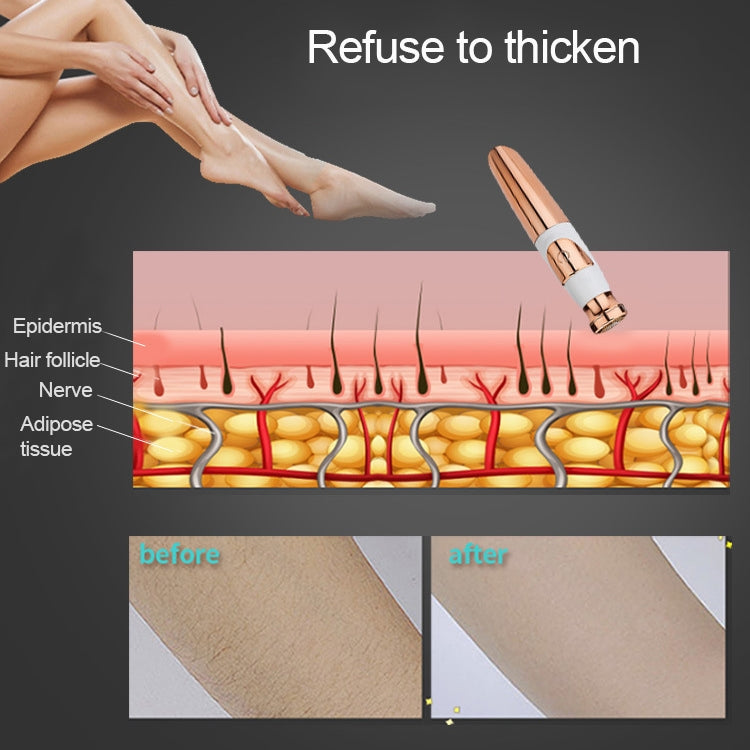 Alecoy Ladies Lipstick-type Electric Epilator