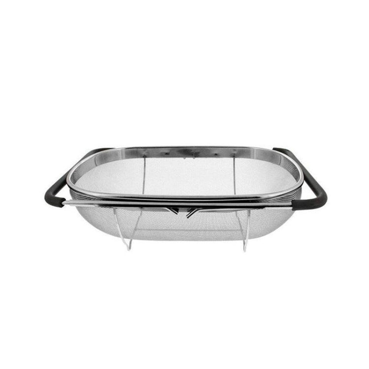 Stainless Steel Foldingf Filter Kitchen Tools Drainage Household Retractable Vegetable Fruit Basket