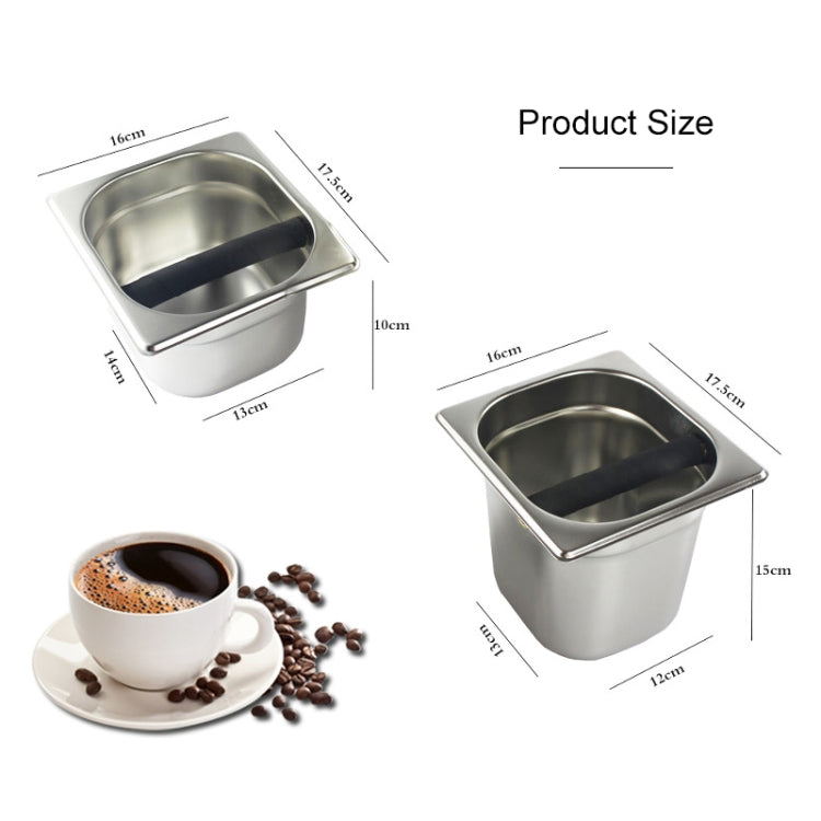 Stainless Steel Coffee Grounds Bucket Coffee Box