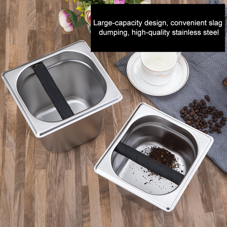 Stainless Steel Coffee Grounds Bucket Coffee Box