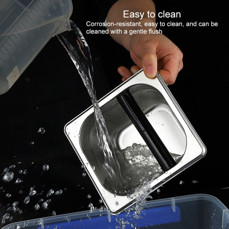 Stainless Steel Coffee Grounds Bucket Coffee Box