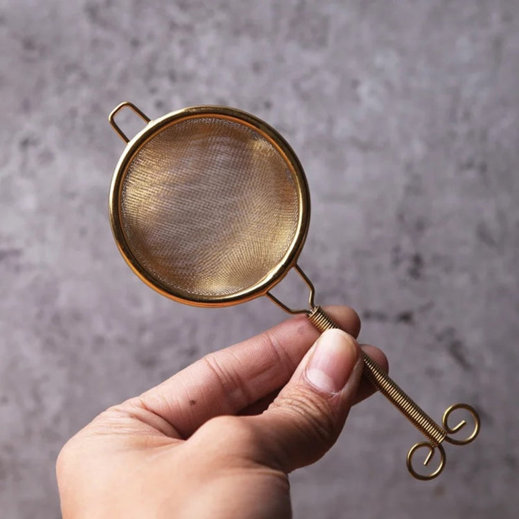 Reusable Herb Drinking Stainless Steel Filter Tea Strainer