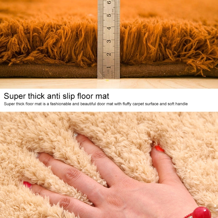 Faux Fur Rug Anti-slip Solid Bath Carpet Kids Room Door Mats Oval  Bedroom Living Room Rugs, 80x160cm, 80x200cm