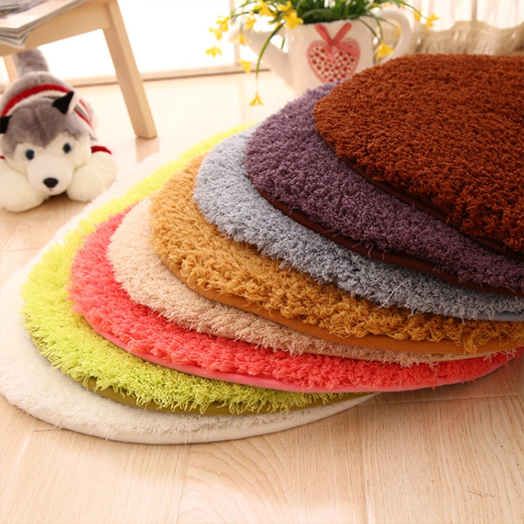 Faux Fur Rug Anti-slip Solid Bath Carpet Kids Room Door Mats Oval  Bedroom Living Room Rugs, 80x160cm, 80x200cm