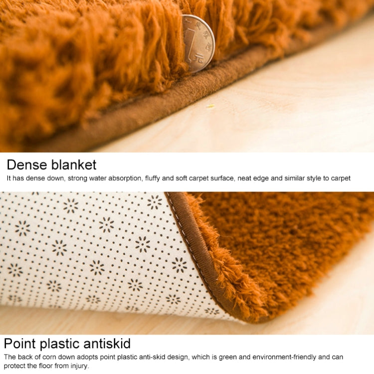 Faux Fur Rug Anti-slip Solid Bath Carpet Kids Room Door Mats Oval  Bedroom Living Room Rugs, 120x200cm, 140x200cm, 160x230cm