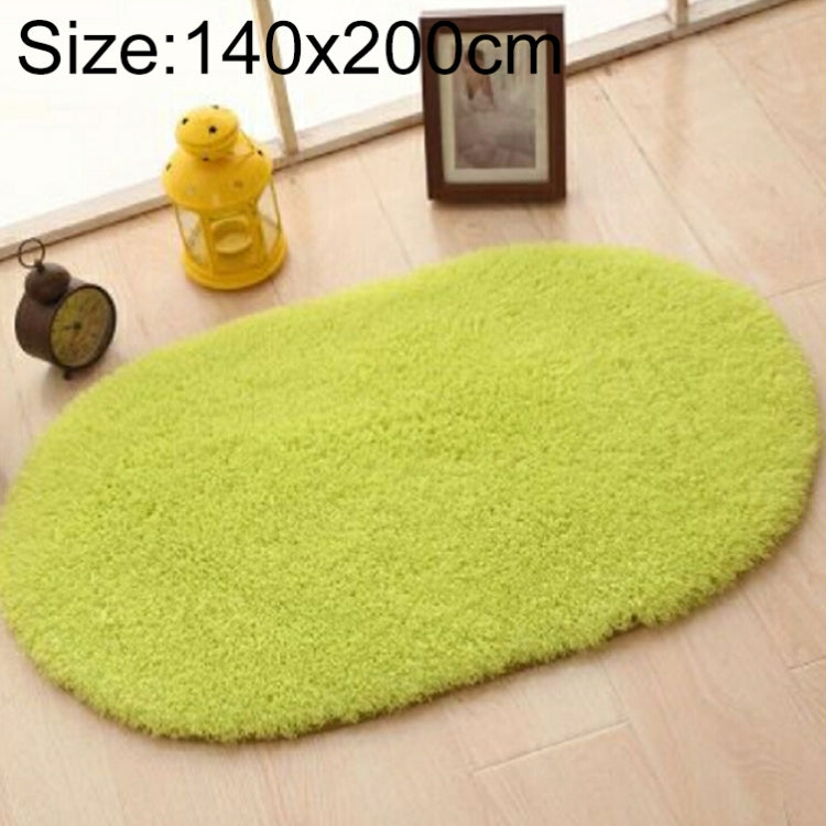 Faux Fur Rug Anti-slip Solid Bath Carpet Kids Room Door Mats Oval  Bedroom Living Room Rugs, 120x200cm, 140x200cm, 160x230cm