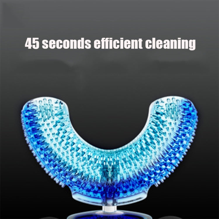 U-shaped Beauty Instrument Ultrasonic Vibration Tooth USB Charging Children Electric Toothbrush, 3- 7 years old